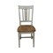 International Concepts Set of Two San Remo Splatback Chair, Hickory/Stone C41-10P - alternate 9